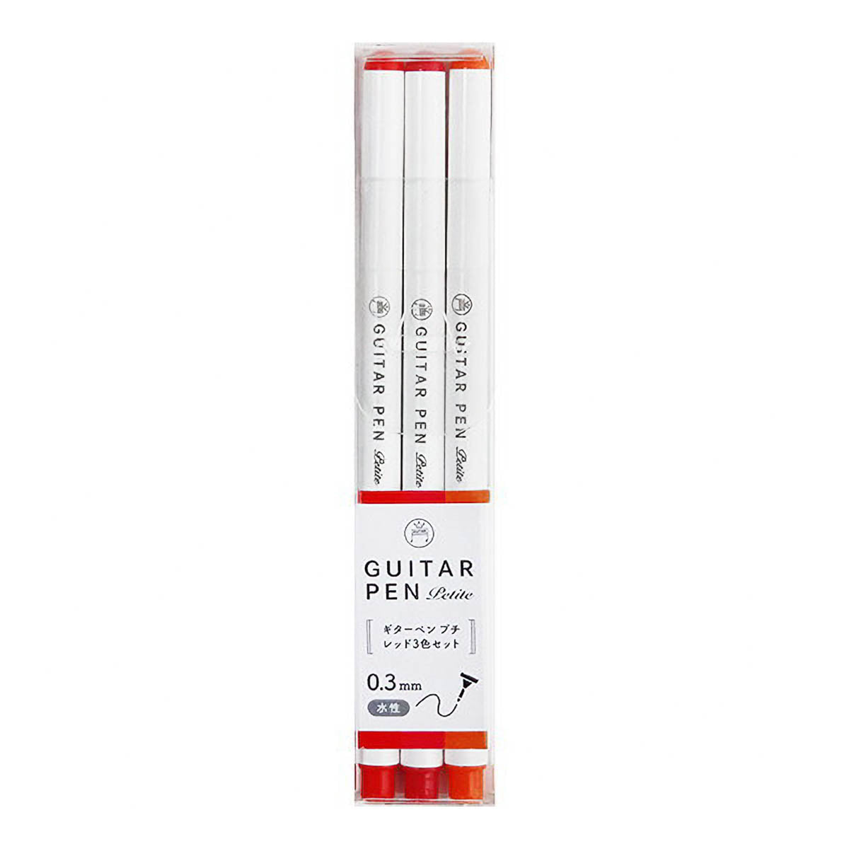 Filzstifte-Set - GUITAR PEN Petite - 0,3 mm - 3-Farben-Set