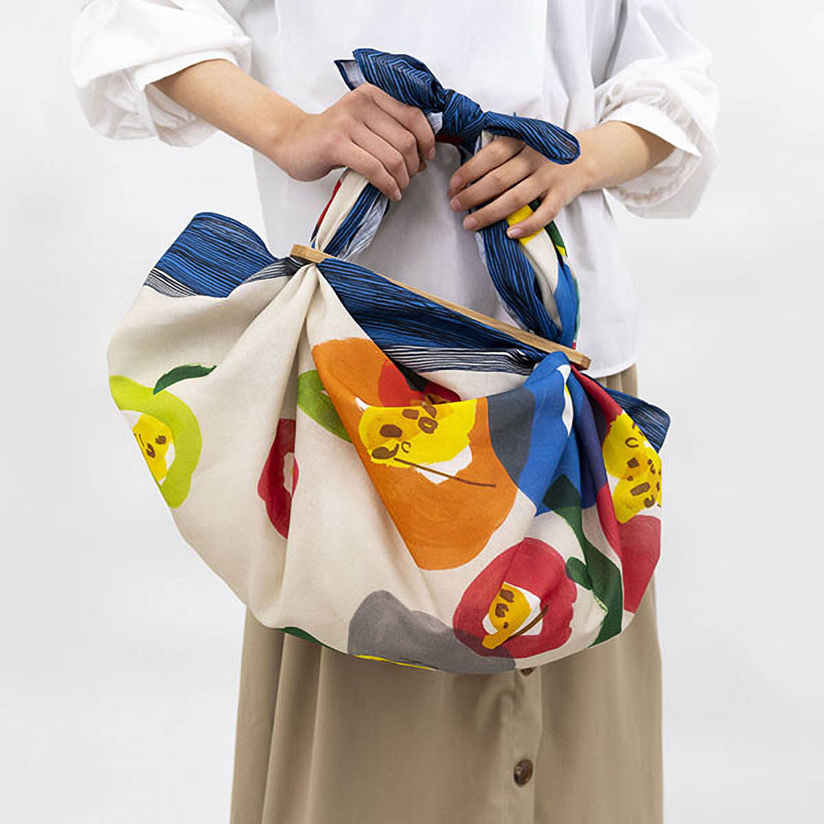 Furoshiki - Half Linen - 100 x 100 cm