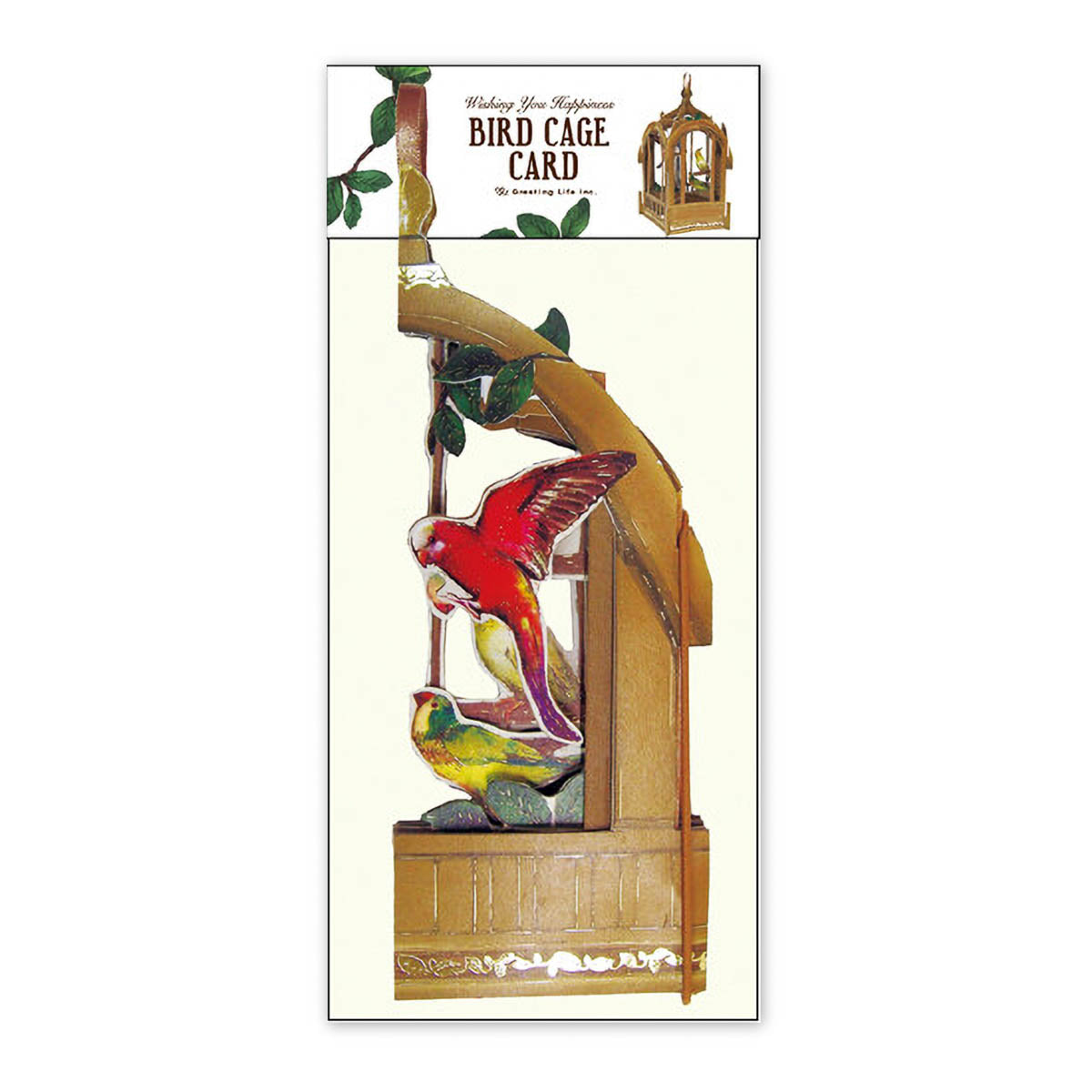 Grußkarte - Bird Cage