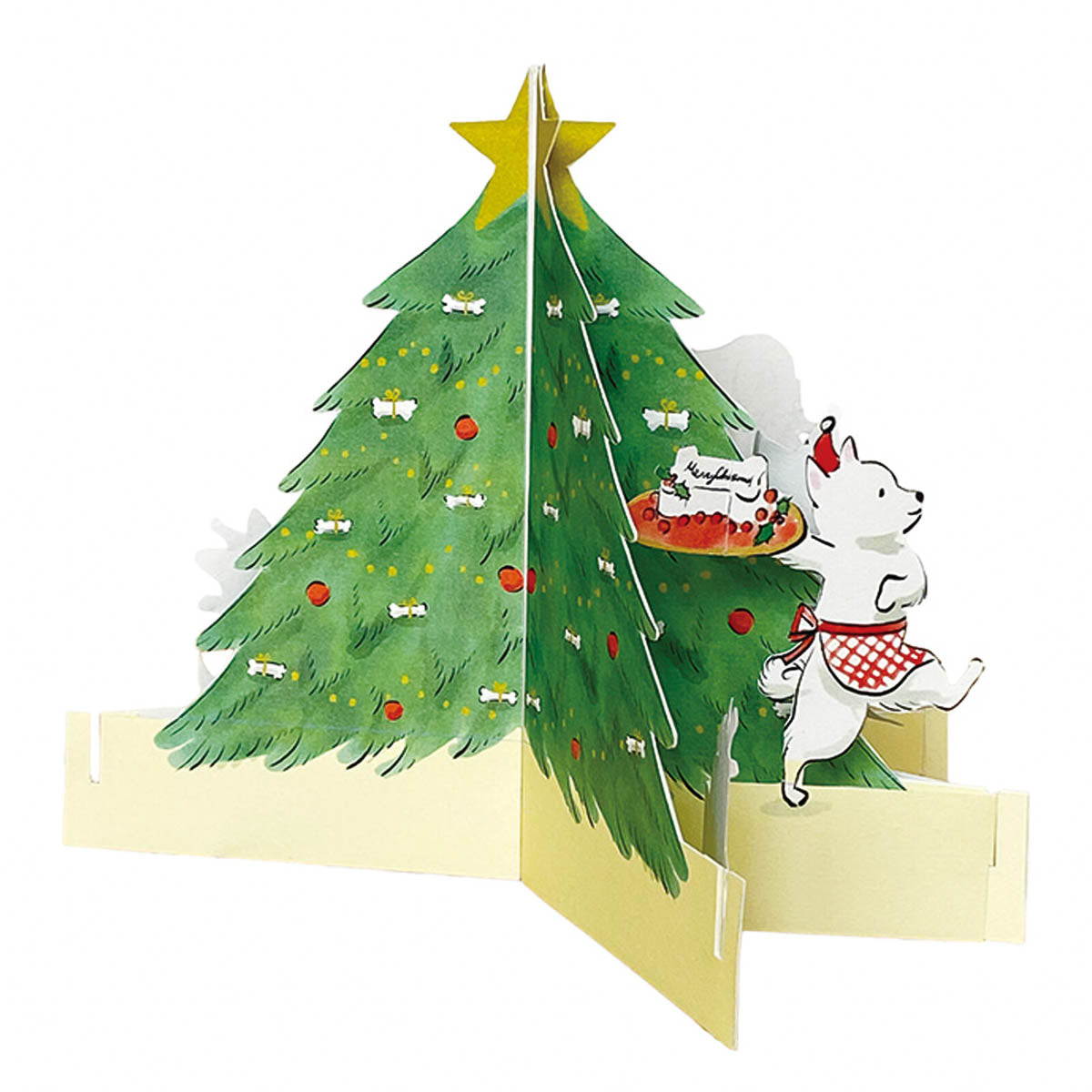 Grußkarte - 3D Christmas Card - Animals
