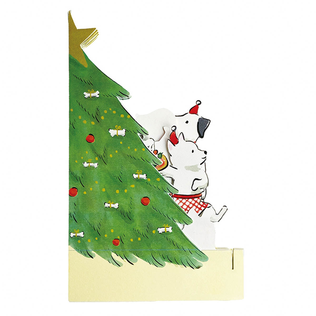 Grußkarte - 3D Christmas Card - Animals