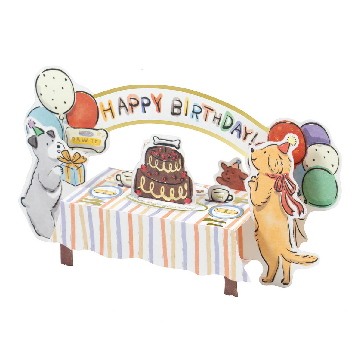 Grußkarte - 3D Birthday Card - Animals