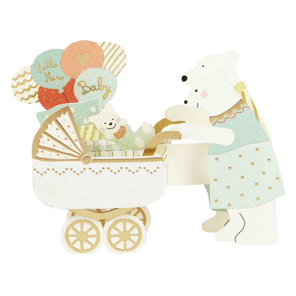 Grußkarte - 3D Card - Baby