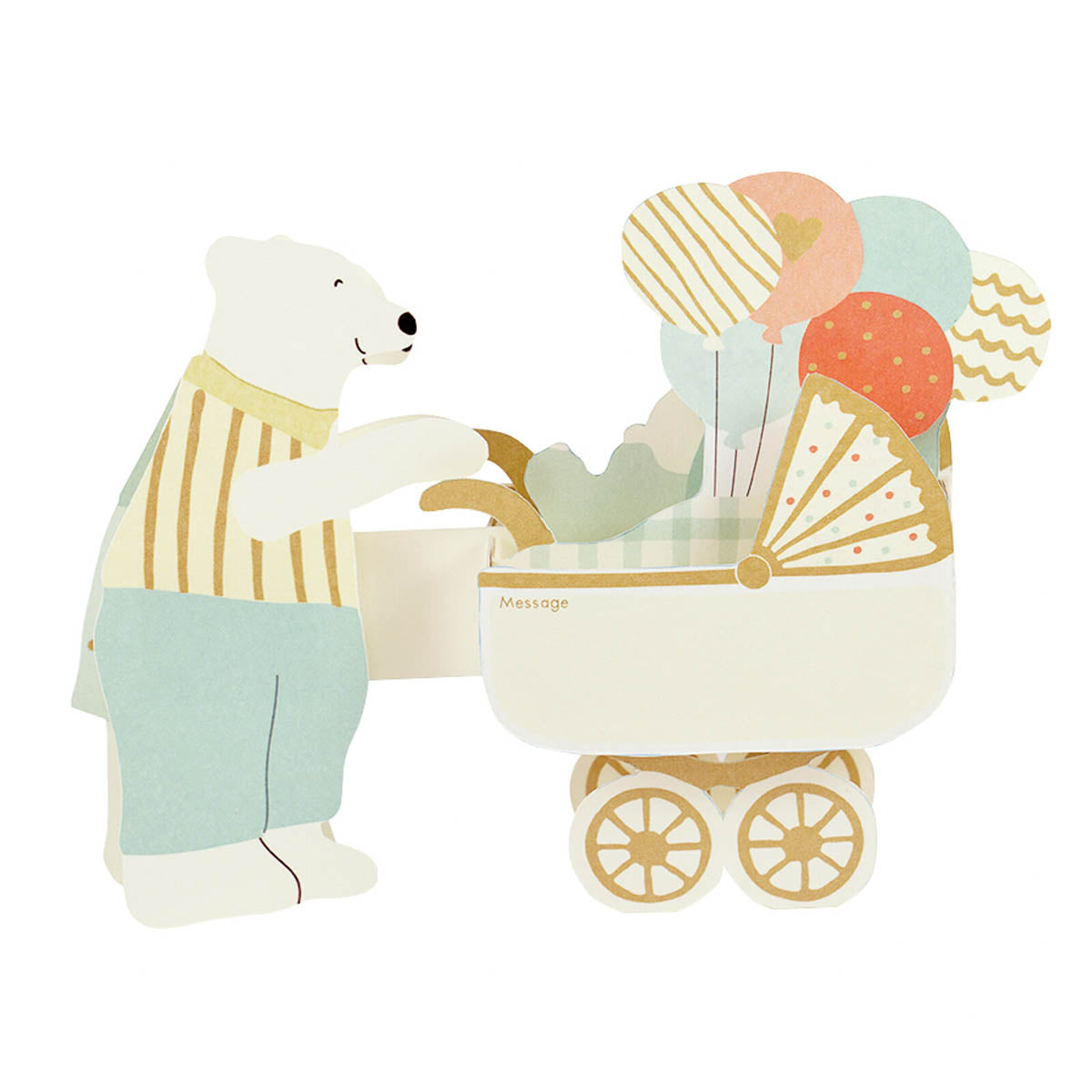 Grußkarte - 3D Card - Baby