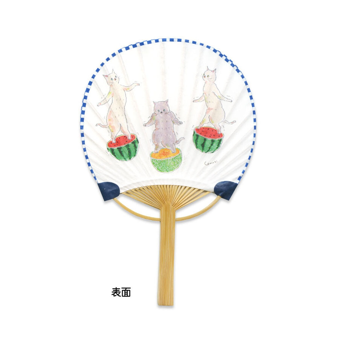 Grußkarte - Tokoro Komugi - Summer - Bamboo Fan