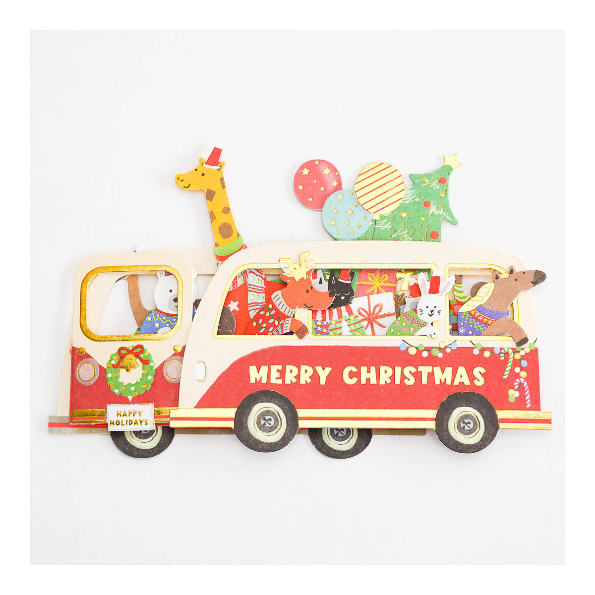 Grußkarte - Christmas Card - 2025 - Christmas Party Bus