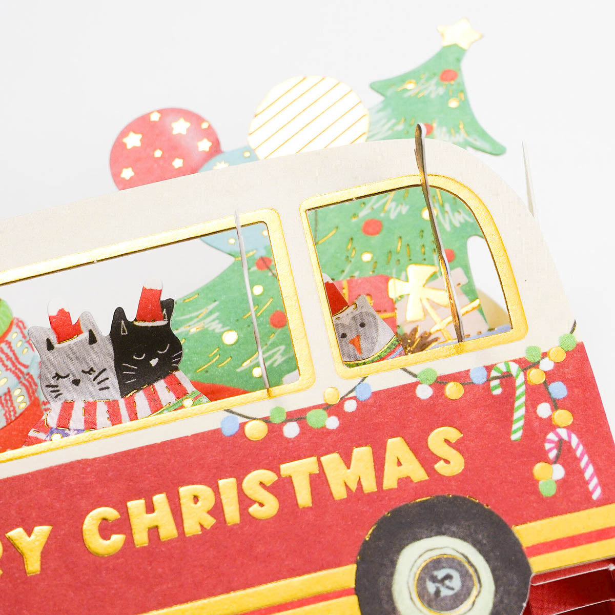 Grußkarte - Christmas Card - 2025 - Christmas Party Bus