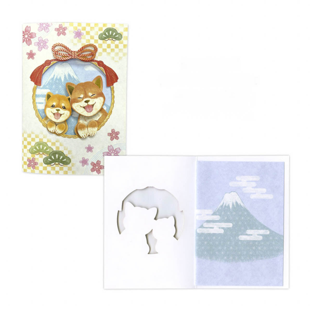 Grußkarte - Handmade 3D Card - Traditional Japanese Motifs