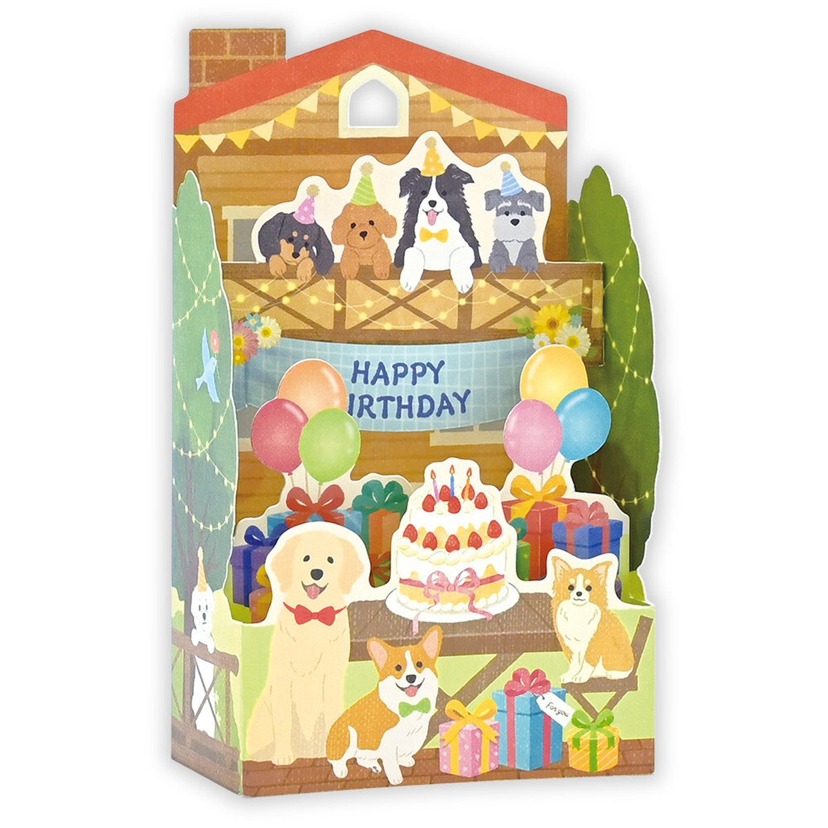 Grußkarte - Birthday 3D Card - Animals