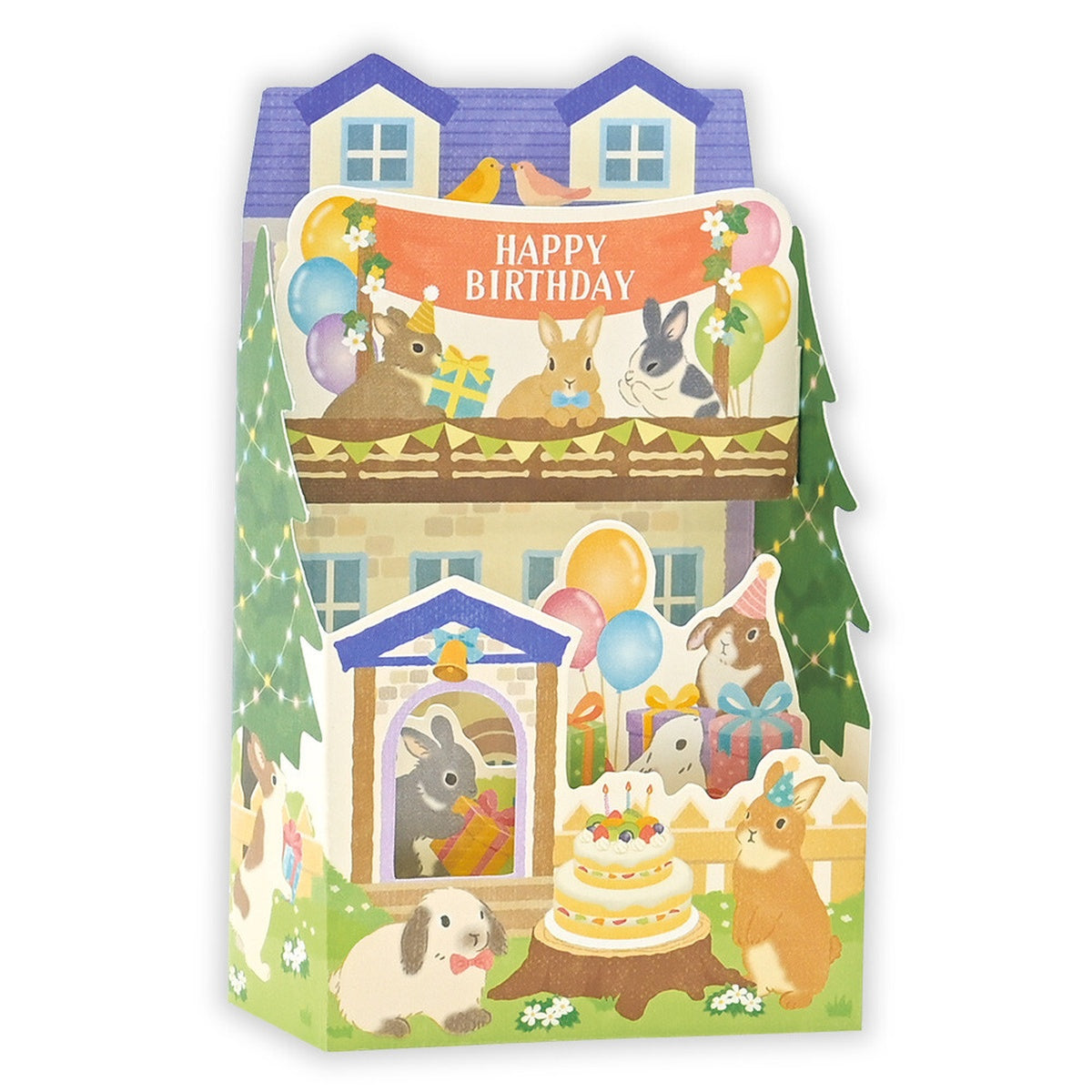 Grußkarte - Birthday 3D Card - Animals