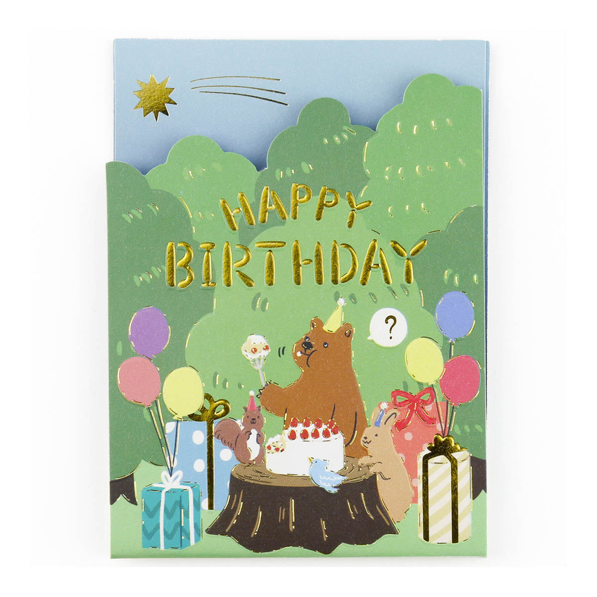 Grußkarte - Greeting Life - UMA Pop-Up Mini Card - Birthday