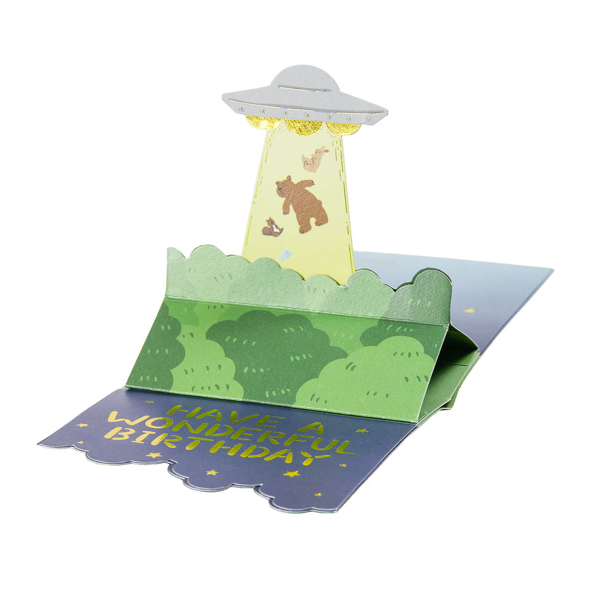 Grußkarte - Greeting Life - UMA Pop-Up Mini Card - Birthday