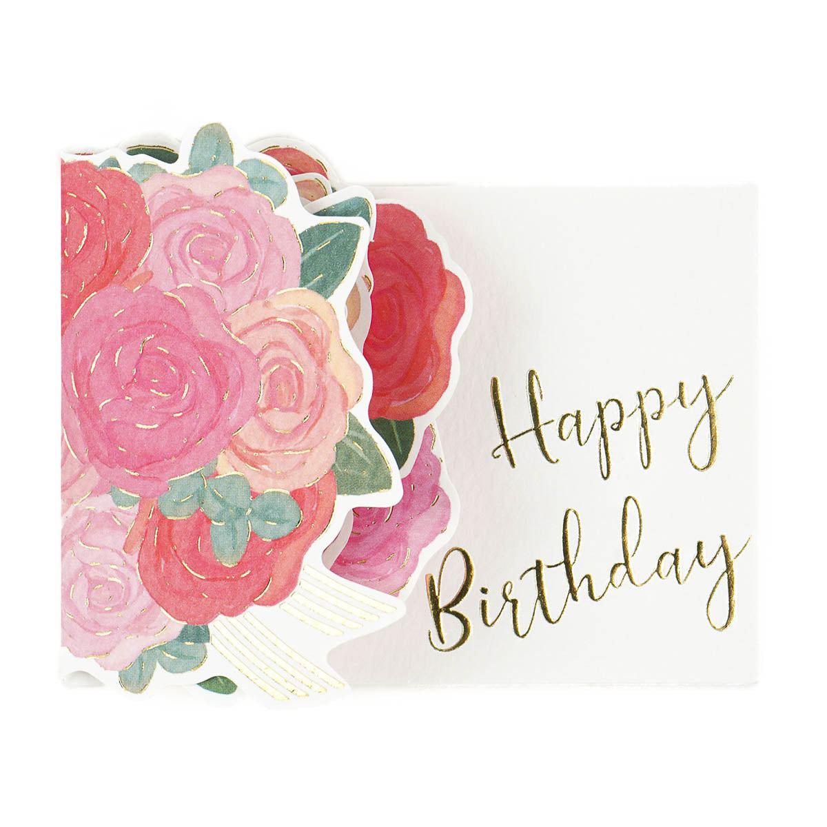Grußkarte - Greeting Life - Flower Pop-Up Card - Birthday