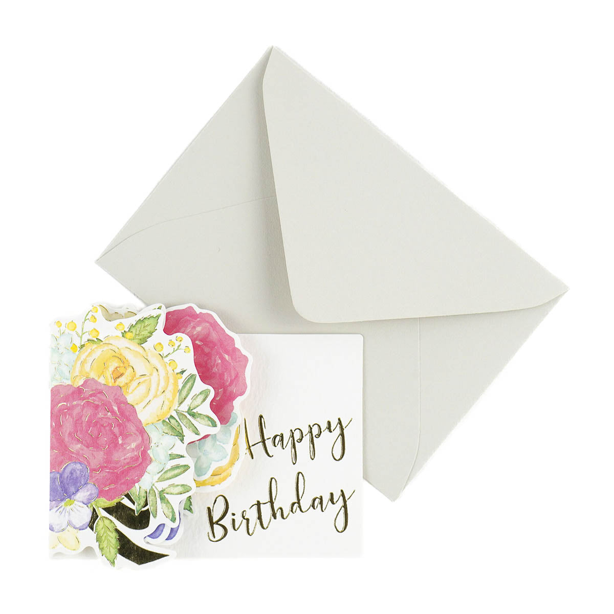 Grußkarte - Greeting Life - Flower Pop-Up Card - Birthday