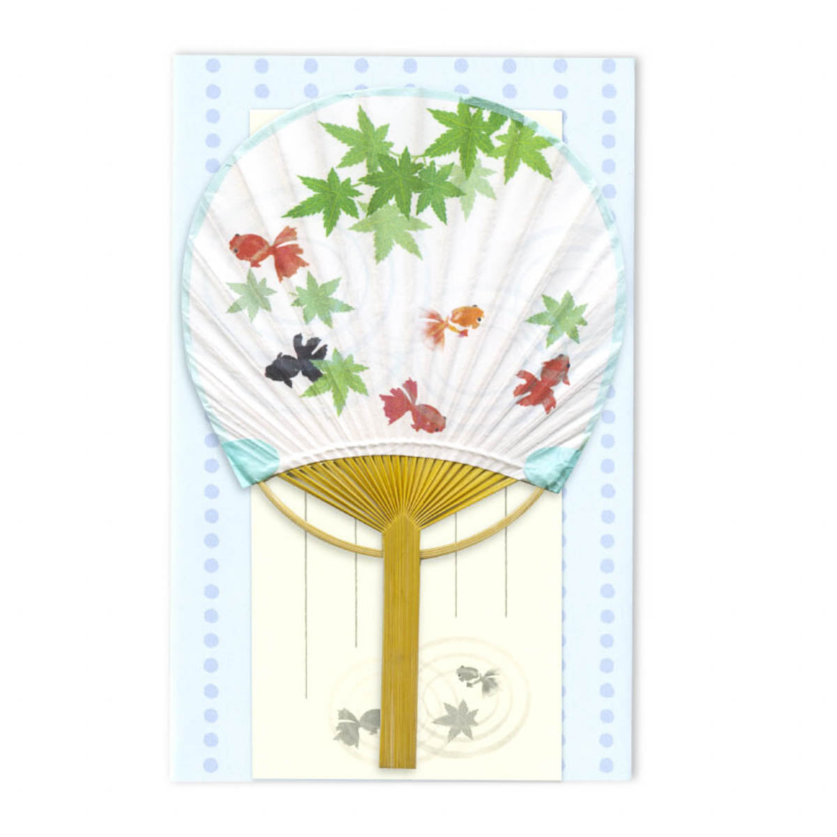 Grußkarte - Bamboo Fan Summer