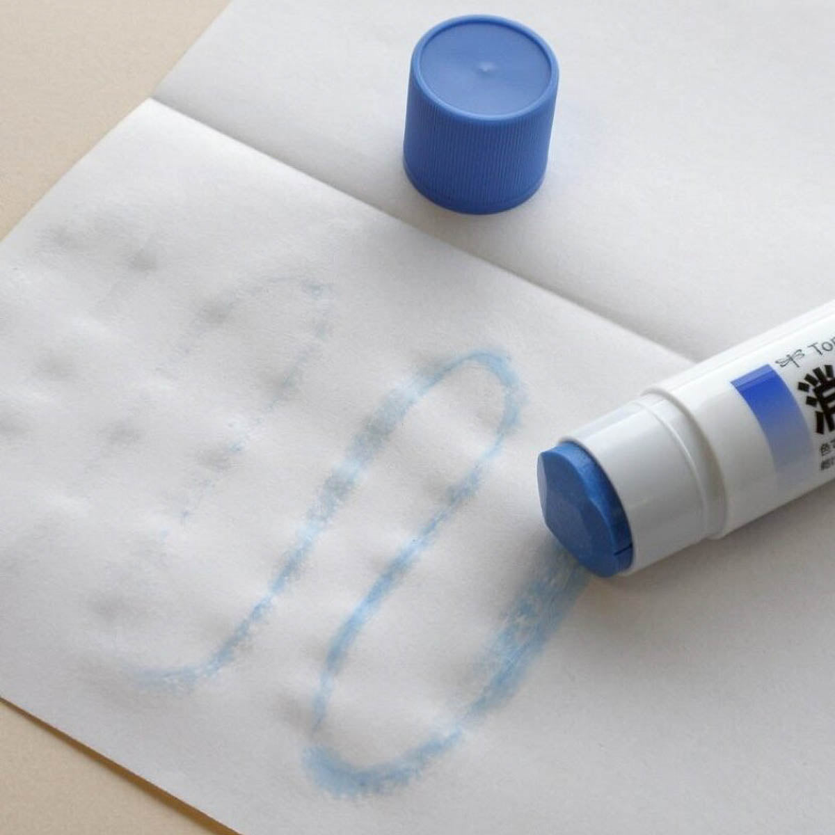 Klebstoff - Tombow - PiT - Glue Stick - Disappearing Color - BLUE