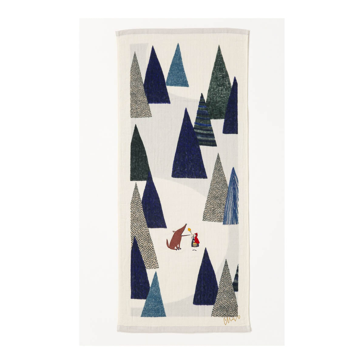 Handtuch-Set - moritaMiW - Rotkäpchen und der Wolf (Geschenk-Set)