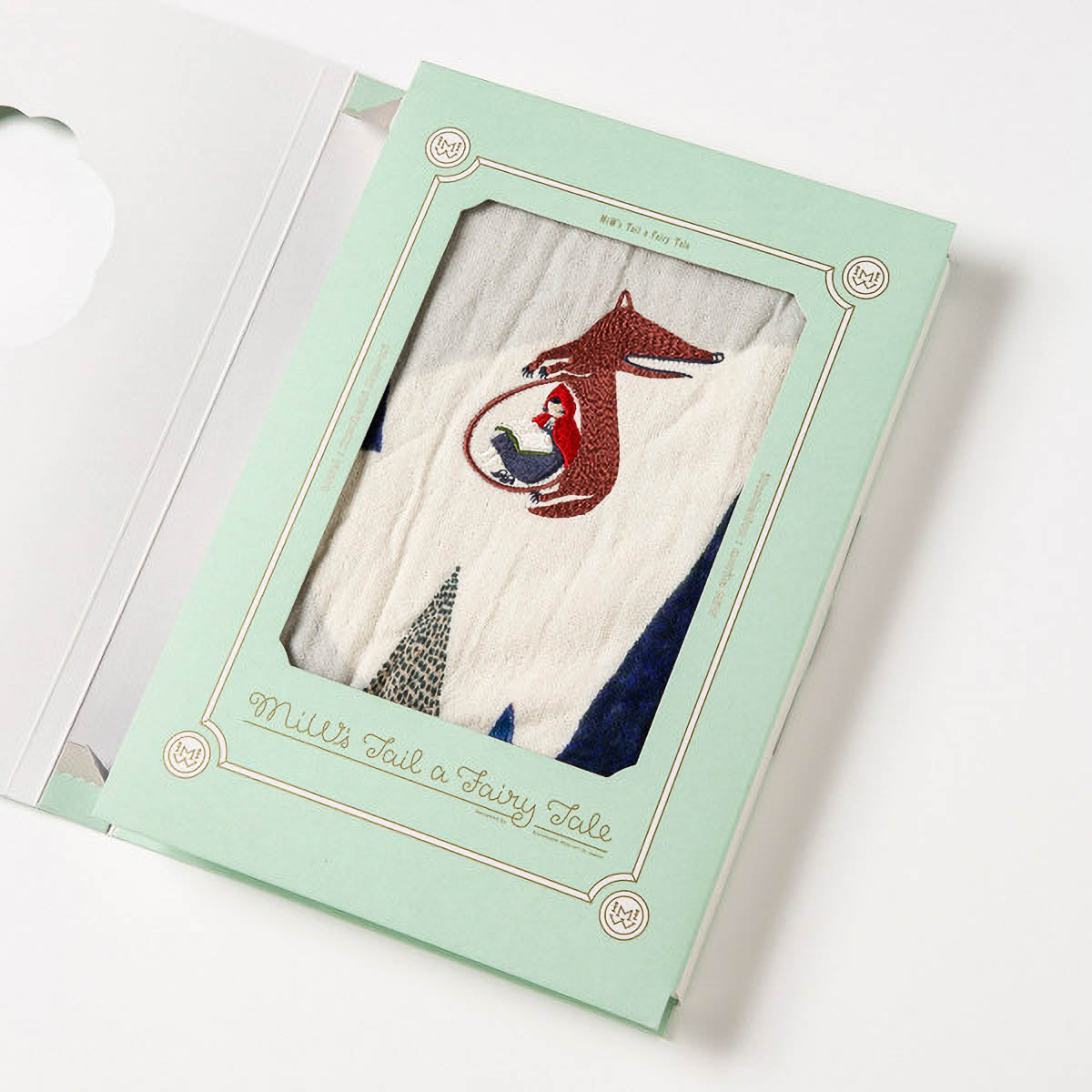 Handtuch-Set - moritaMiW - Rotkäpchen und der Wolf (Geschenk-Set)