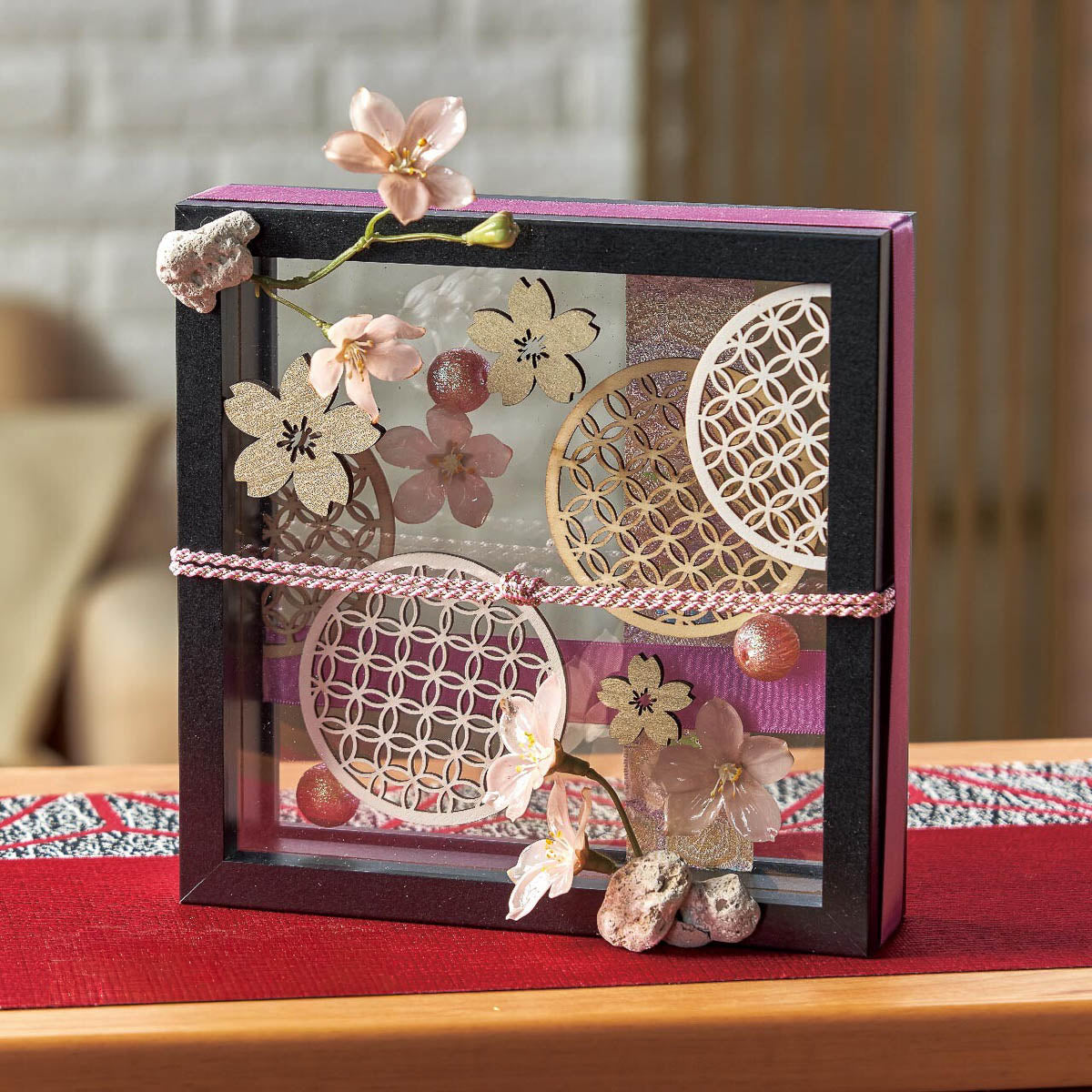 Deko-Ornament - Japanese Pattern Plate - 8.5cm