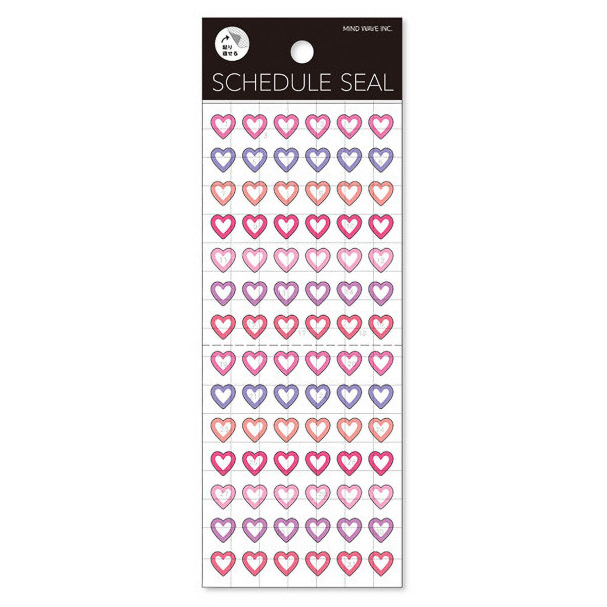 Journalsticker - Schedule Seal - Serie 1
