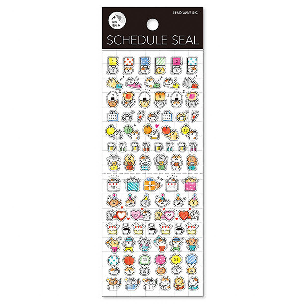 Journalsticker - Schedule Seal - Serie 1