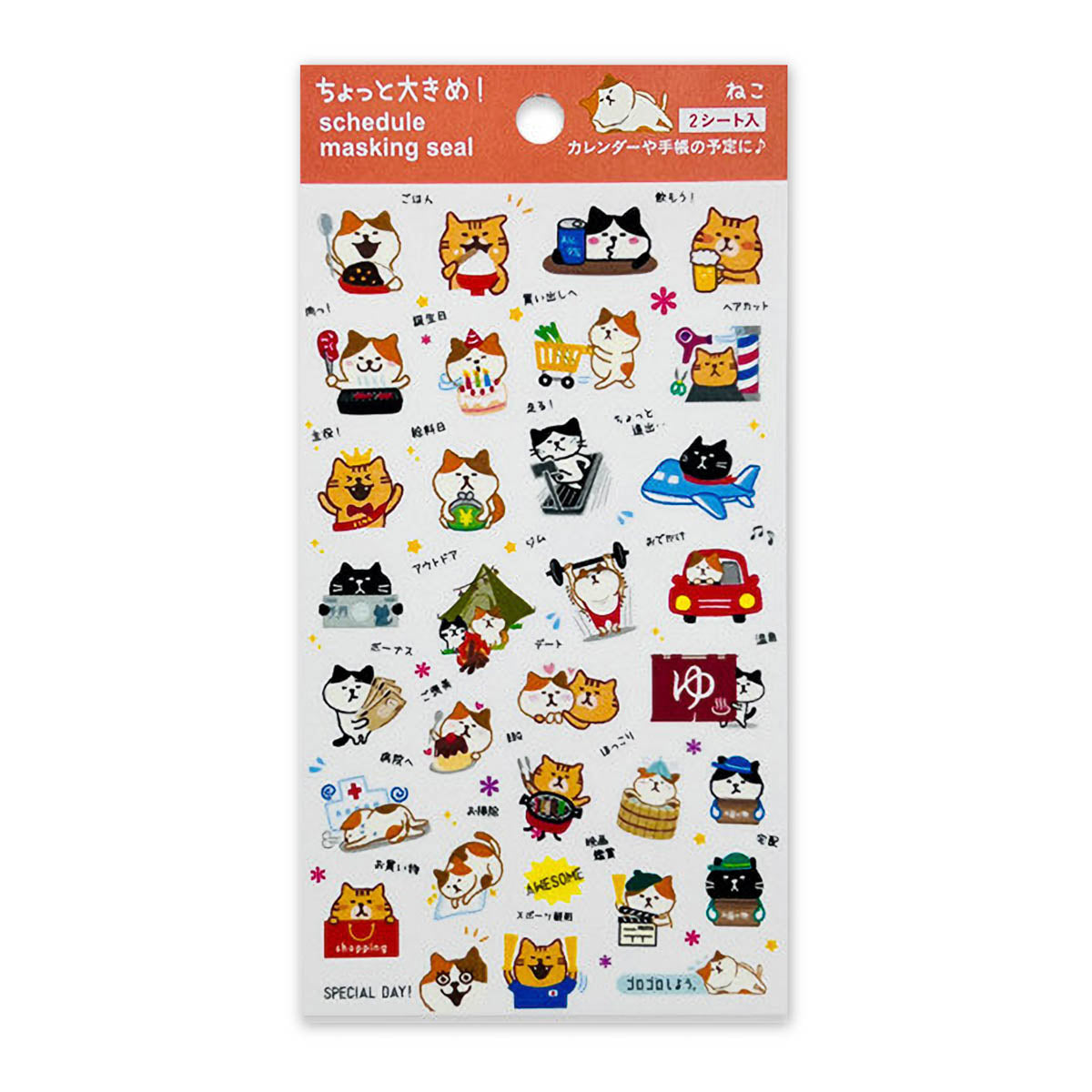 Journalsticker - Masking Schedule Sticker L