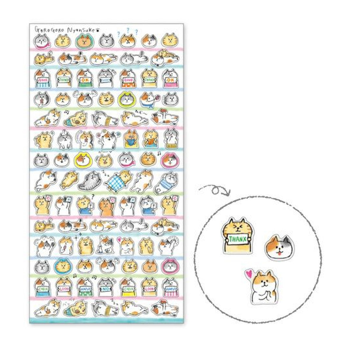 Journalsticker - Gorogoro Nyansuke Petanko