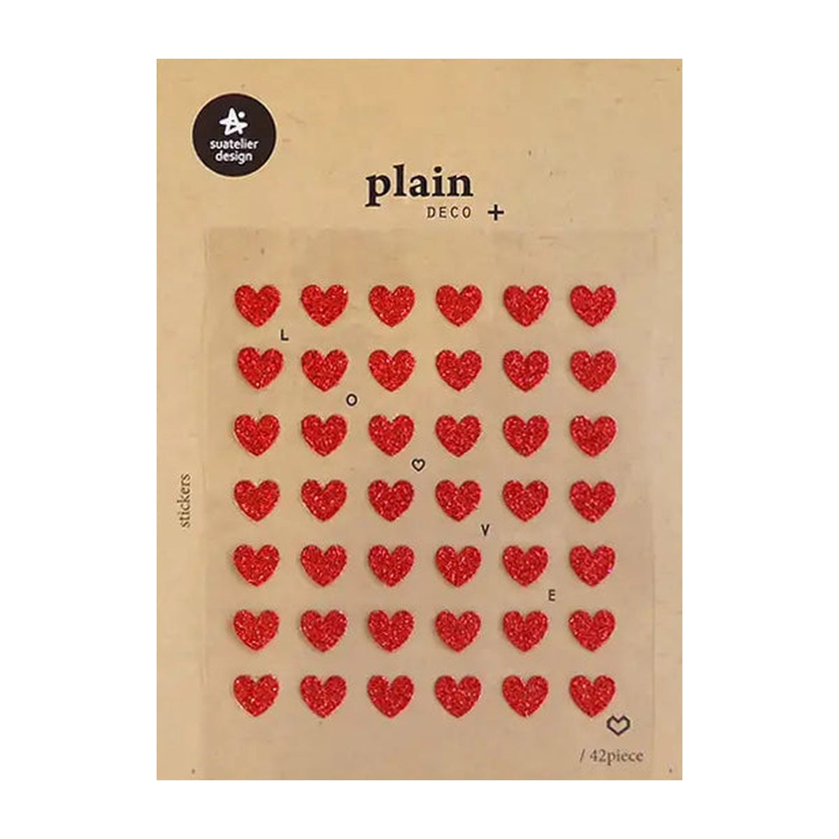 Journalsticker - plain. DECO - sparkle