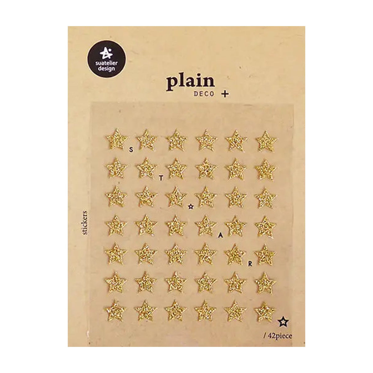 Journalsticker - plain. DECO - sparkle