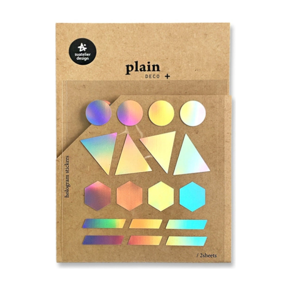 Journalsticker - plain. DECO - sparkle
