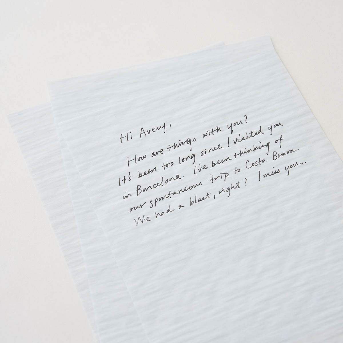 Briefpapier - Takeo Paper - Dressco - KateJo - Onion Skin - Letter Box A5