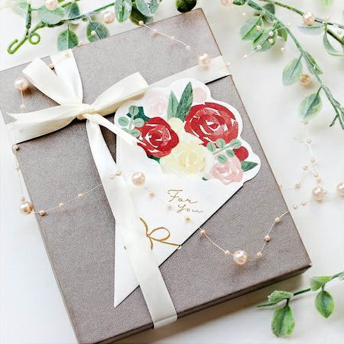 Briefpapier-Set - Blumenbouquet