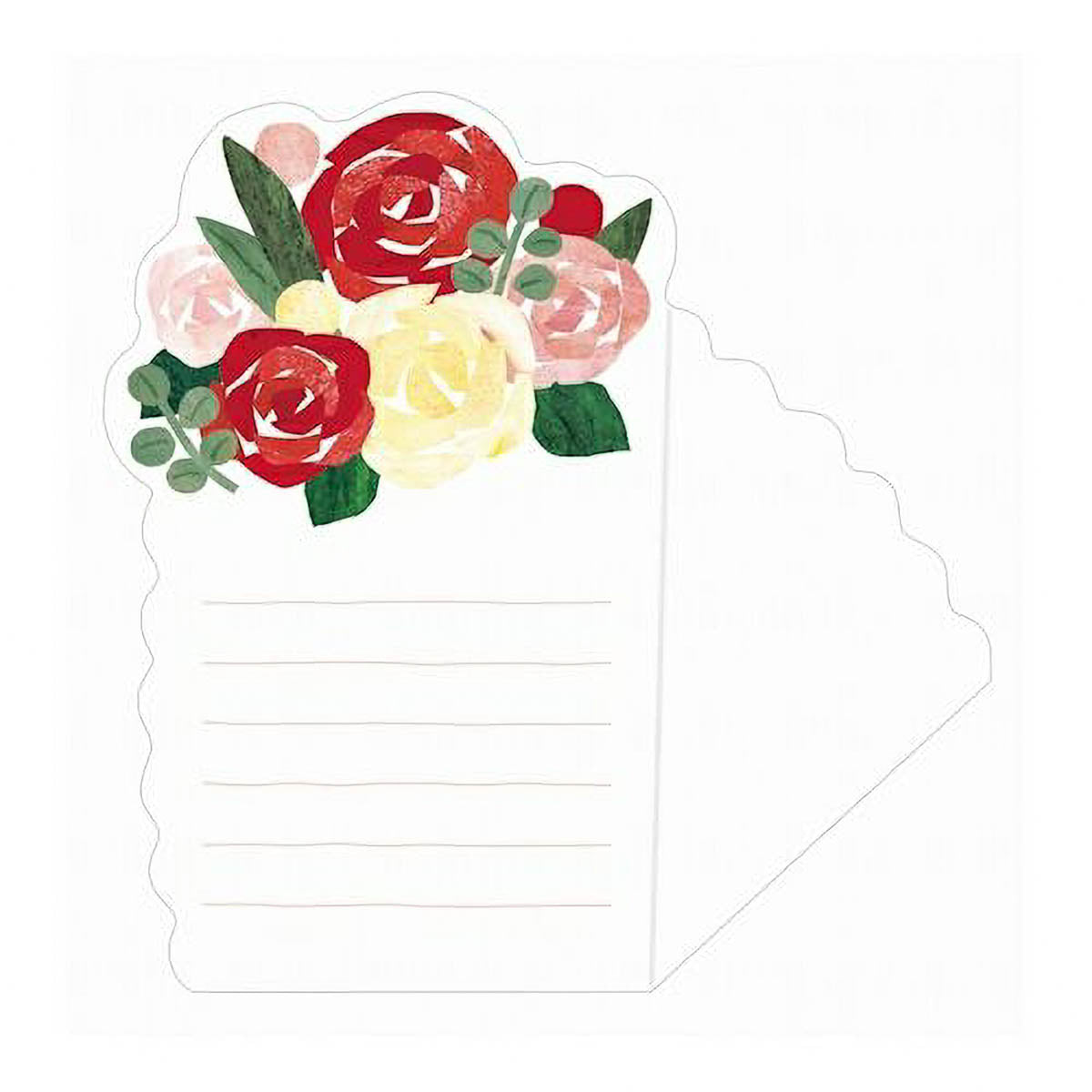 Briefpapier-Set - Blumenbouquet