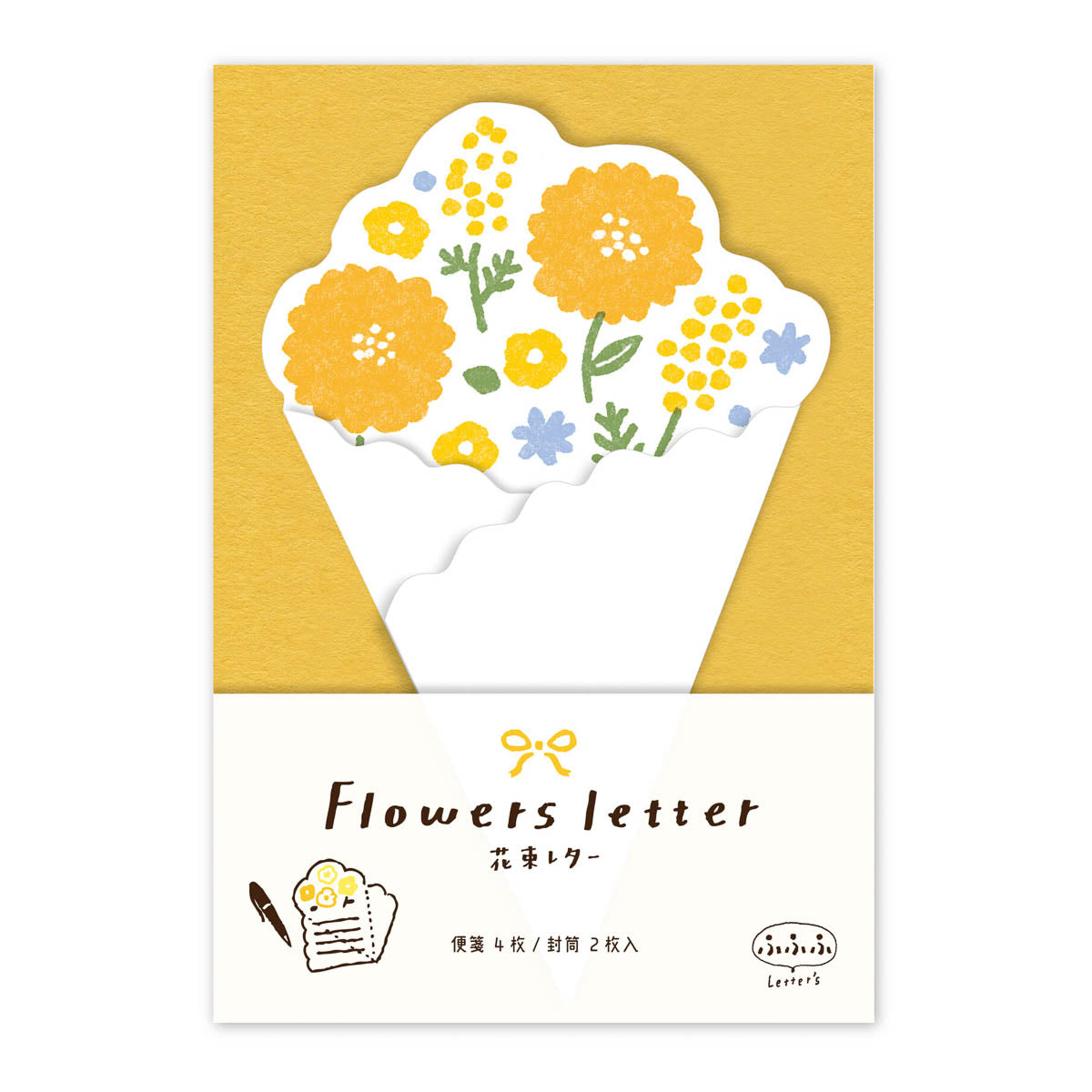 Briefpapier-Set - Blumenbouquet