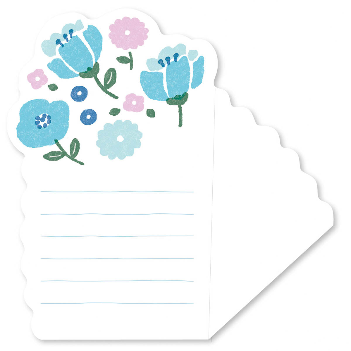 Briefpapier-Set - Blumenbouquet