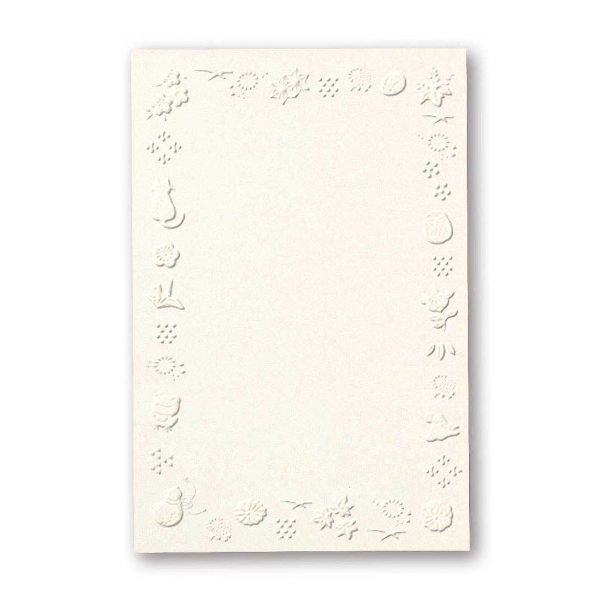 Briefpapier-Set - Geprägte Muster