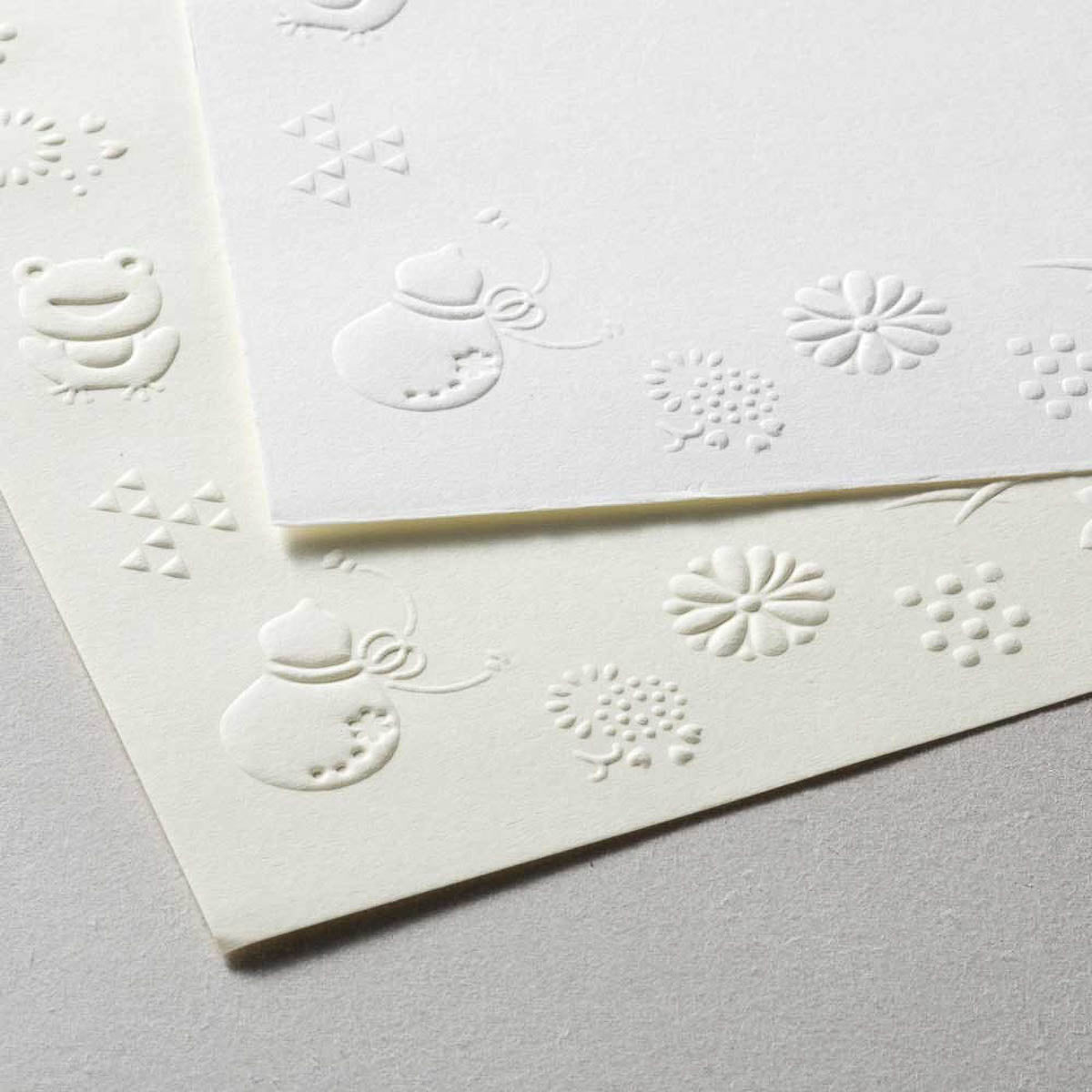 Briefpapier-Set - Geprägte Muster