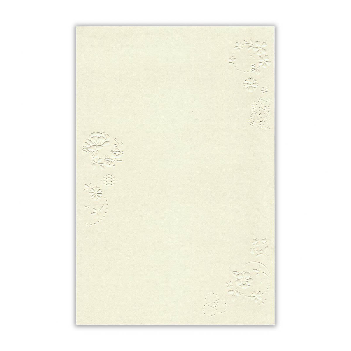 Briefpapier-Set - Geprägte Muster