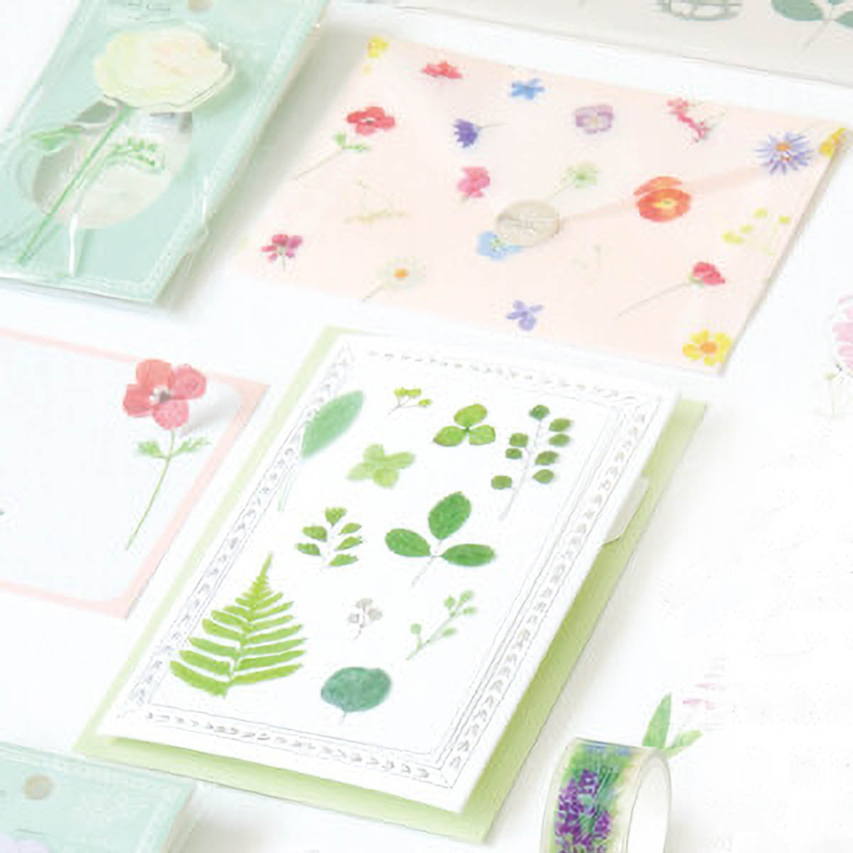 Briefpapier-Set - Somokka - Pressed Flowers