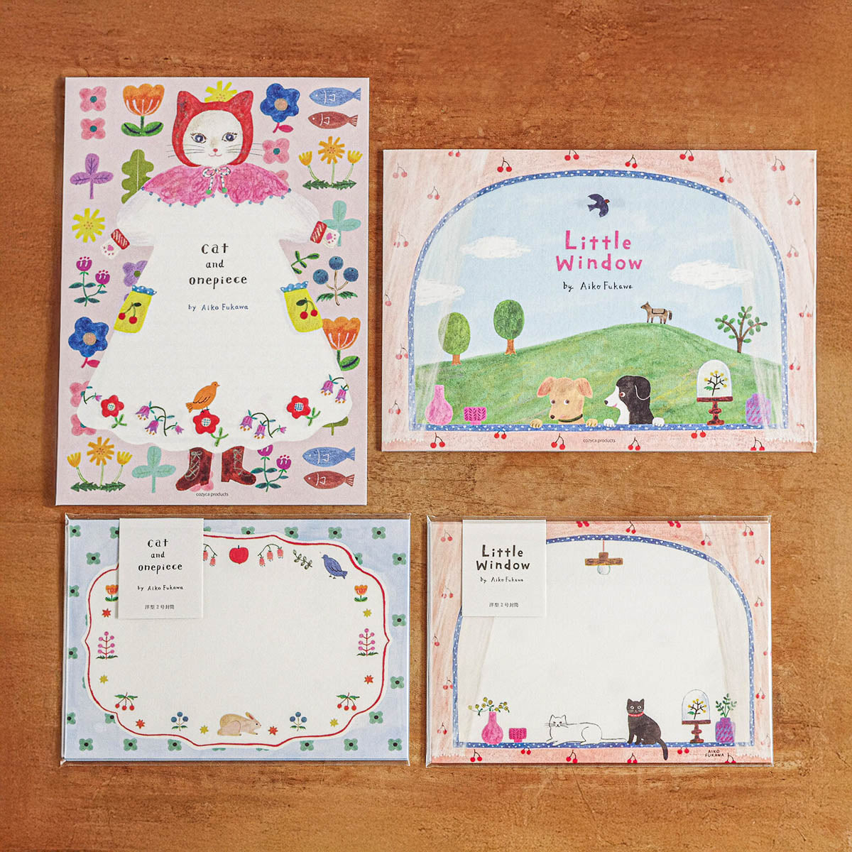 Briefpapier-Set - cozyca - Aiko Fukawa - Paper and Envelope