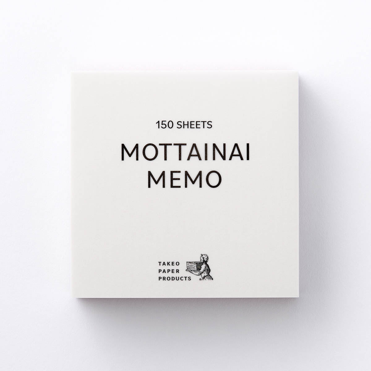 Notizblock - Takeo Paper - MOTTAINAI MEMO - 2024