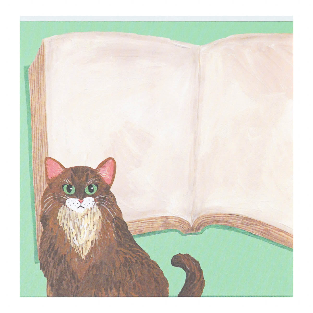 Notizblock - Greeting Life - Kahoko Sodeyama - Square Memo - Cat
