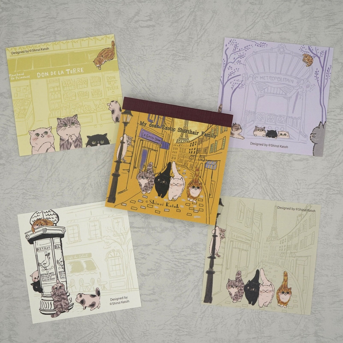 Notizblock - Shinzi Katoh - Memo Pad - My Dear Cats