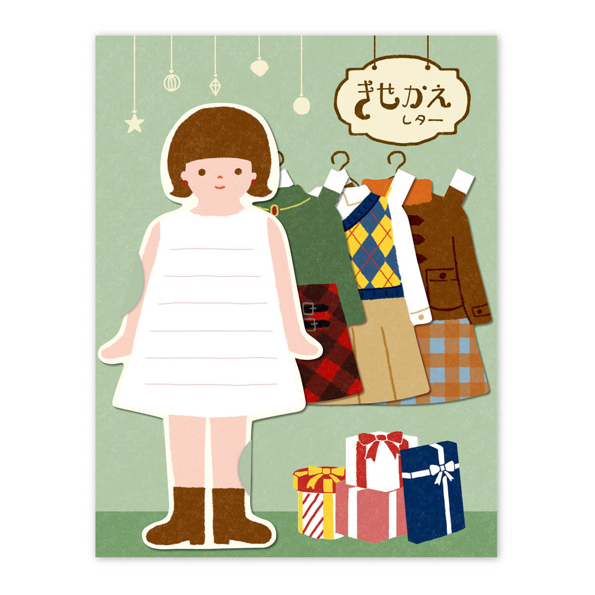 Mini-Brief - Mizutama - Ankleidepuppe Winter