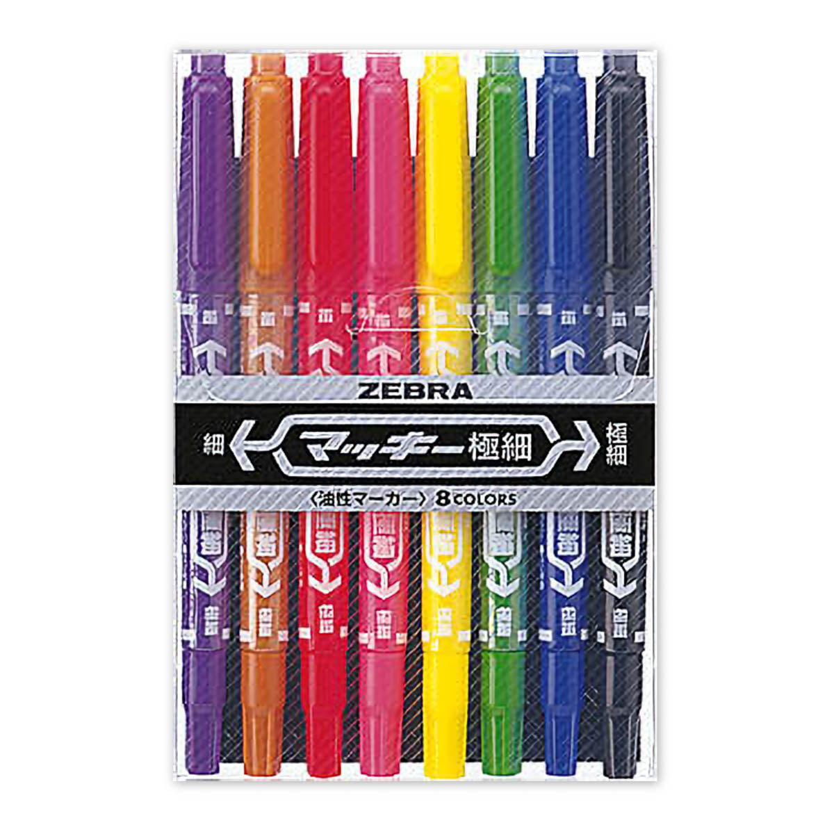 Marker - ZEBRA - Mackie - Extra Fine - Color Set