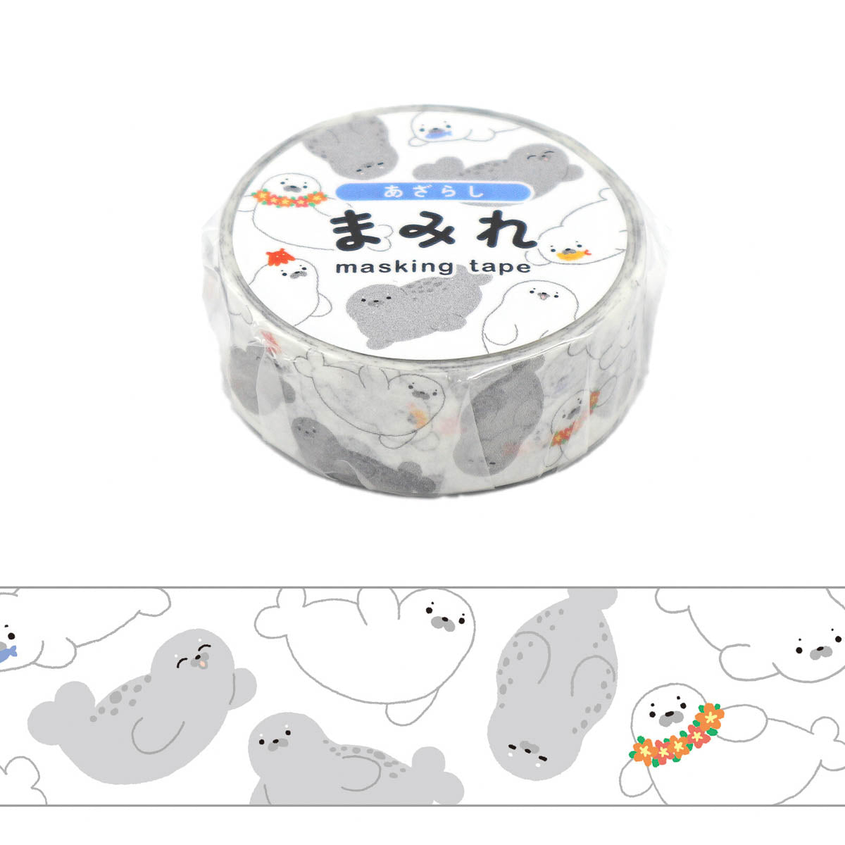 Masking Roll Sticker - WORLD CRAFT - Mamire - Cute Animals