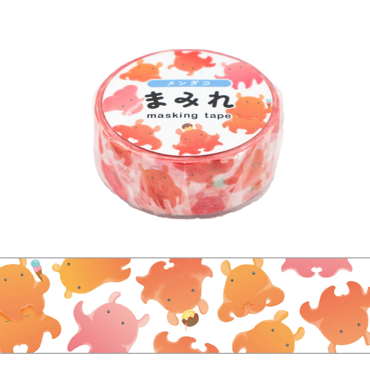 Masking Roll Sticker - WORLD CRAFT - Mamire - Cute Animals