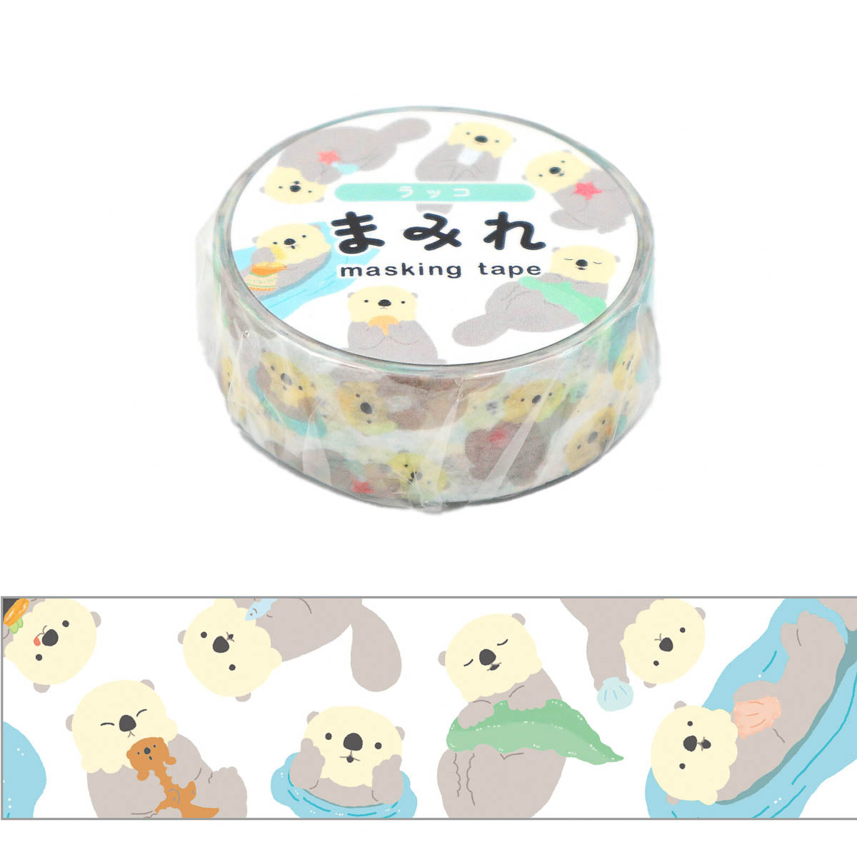 Masking Roll Sticker - WORLD CRAFT - Mamire - Cute Animals