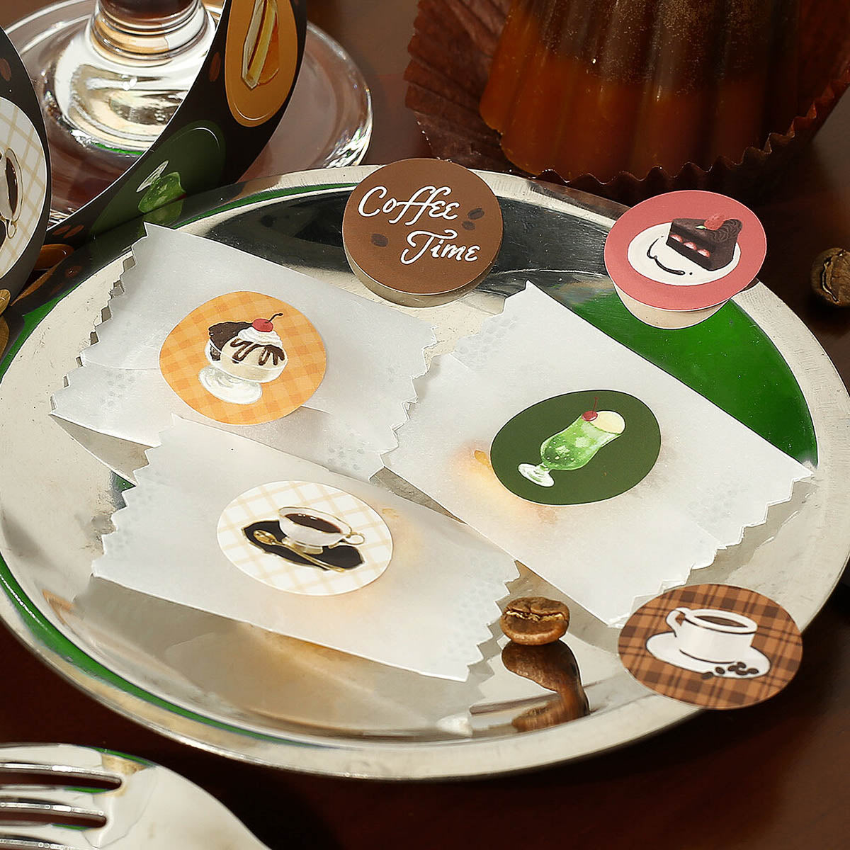 Masking Roll Sticker - Round Stickers