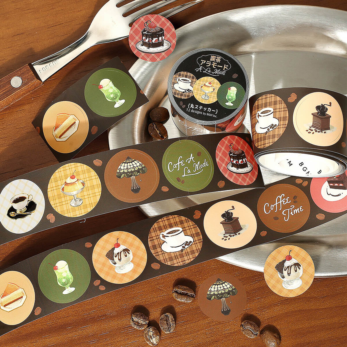 Masking Roll Sticker - Round Stickers